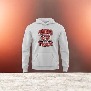 49ers White Hoodie
